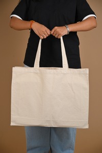 Haute qualité femmes XL coton toile sac fourre-tout personnalisable Style bohème imprimé fil Logo bouton femmes épaule messager - Product Image 2