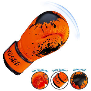 Gants de boxe d'arts martiaux pour adultes, personnalisés, légers, résistants à l'usure, en cuir, gants d'entraînement, vente en gros OEM - Product Image 3