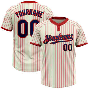 Vente d'usine, prix bas, maillot de baseball à deux boutons, logo personnalisé, design tendance, maillot de baseball à deux boutons en gros - Product Image 1