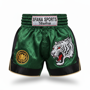 Pantalones Cortos de Muay Thai de Secado Rápido y Transpirables para Hombre, Personalizados, Cómodos, Duraderos, de Alta Calidad, para Kickboxing, MMA, Boxeo, Entrenamiento, Gimnasio, Fitness - Product Image 1