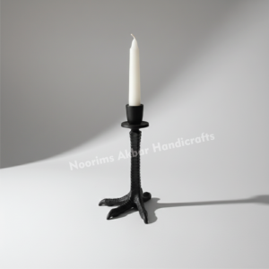 Elegante Portavelas Cónico de Metal con Acabado Negro, Impresión Personalizada, Decoración del Hogar, Iluminación Navideña, Pieza Decorativa al por Mayor - Product Image 4