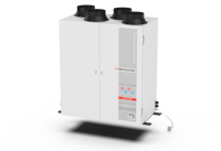 Machine intégrée de déshumidification ERV verticale pour atelier, haute efficacité pour l'élimination de l'humidité et la renouvellement de l'air intérieur