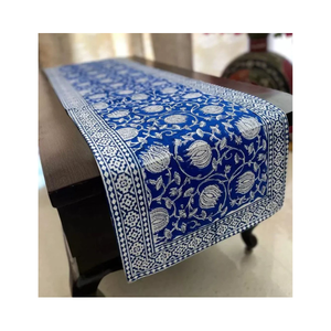 Textured Beauty For <b>Tables</b> 100% Cotton Embroidered Roses Red <b>Table</b> <b>Runner</b> 180 GSM 80 Inch Jacquard India Private Label DHL - Product Image 2