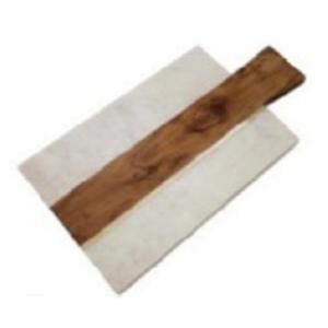 Nouveau Design 2025 Planche à découper en bois et marbre Article d'artisanat indien Produit de cuisine Planche à découper Rectangle personnalisé - Product Image 5