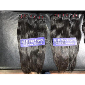 Extension de cheveux droits indiens Remy Hair Weaving Bundle - Product Image 2