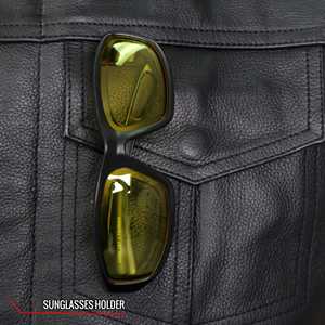 Gilet de motard en cuir pour hommes en gros | Gilet d'équitation de moto classique | Gilet de cavalier durable de haute qualité à vendre - Product Image 6