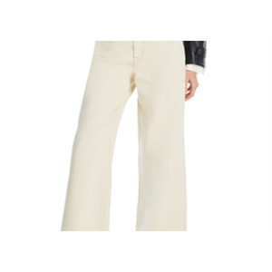 Jeans Blanknyc High Rise Vanilla Shake Beige in Denim, Gamba Larga Stile Boyfriend, Design Semplice e alla Moda, Taglia 31, Lavabili e Traspiranti - Product Image 2