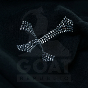 Sudadera con Capucha Personalizada de Estilo Urbano con Pedrería para Hombre, Invierno, Felpa Gruesa, 100% Algodón, Alta Calidad - Product Image 3