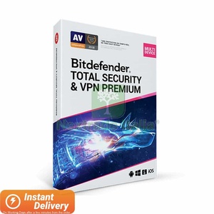 Bitdefender Total Security & Vpn Premium 2023 - ใบอนุญาต - 3 อุปกรณ์ - 1 ปี สำหรับ Windows/Mac0s - Product Image 1