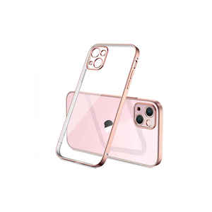 Funda Protectora de Silicona Premium NXXA Gbox para iPhone 13, Edición Oro de Lujo, Fundas Traseras de Silicona Suave con Estilos de Logotipo - Product Image 1