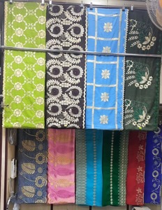 2025 New Design Lightweight Cotton Woven Lace Floral Embroidery Rhinestones Breathable Long Big <b>Shawls</b> <b>Women</b> Daily Use Summer - Product Image 4