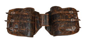 Sacs de selle de saut équestre en cuir véritable de qualité supérieure usinés à la main vêtements d'équitation occidentale sac de selle de qualité supérieure cheval - Product Image 4