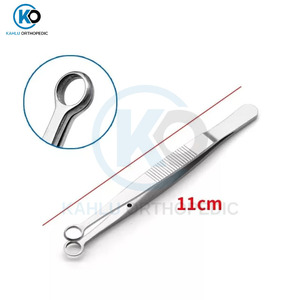Khadlu-Pinzas de acero inoxidable para oftalmologías, pinzas quirúrgicas de 11 cm para calazías, ortopédicas - Product Image 6