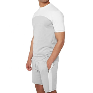 Ensemble polo et short d'été en coton respirant pour hommes personnalisés Maillot brodé tie-dye Grande taille Street Wear à motif uni - Product Image 2