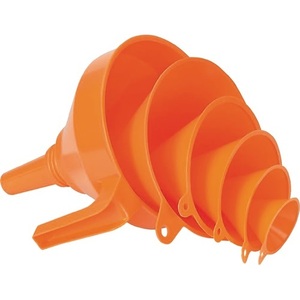 Ensemble de 6 entonnoirs 50 75 100 120 150 160 mm HDPE PRESSOL, ensemble d'outils de cuisine - Product Image 1