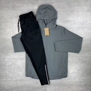 Ensemble survêtement pour homme, veste coupe-vent décontractée et pantalon pour la course à pied, la salle de sport, le jogging, l'entraînement en plein air - Product Image 1