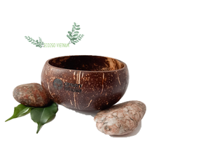 Bol en coquille de noix de coco 100% biodégradables, naturelle du Vietnam avec Logo Laser à gravure gratuite, à utiliser pour la cuisine - Product Image 6