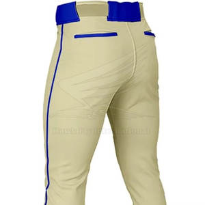 Vêtements d'équipe Baseball Pull Up Pantalon Haute Qualité Couleur Personnalisée Baseball Pull Up Pantalon 100% Polyester Pour La Vente En Ligne - Product Image 6