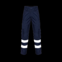 Pantalones de Trabajo de Alta Visibilidad para Hombre, 100% Algodón, Transpirables, Reflectantes, con Certificación CE, de Alta Calidad
