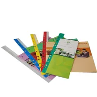 Tiras de Archivo Autoadhesivas Universales con 11 Orificios para Carpeta de Anillas, 28x297mm, Multicolor, Hechas de Material PP Duradero, Personalizables