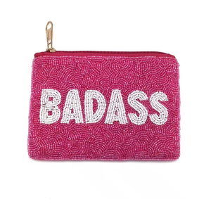 Pochette à monnaie brodée de perles avec bouton et chaînes - Sac de voyage léger et écologique pour femmes par MD HANDICRAFTS - Product Image 6