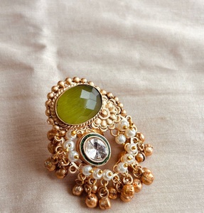 Elegante desgaste tradicional hecho a mano fusión chapado en oro elegante anillo para bodas fiestas compromisos desgaste para mujeres - Product Image 5