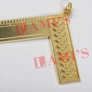 Collier maçonnique Grand Lodge Bijou Plaqué Or Franc-Maçon Regalia Bijou Collier Maçonnique Personnalisé Bijou - Product Image 5