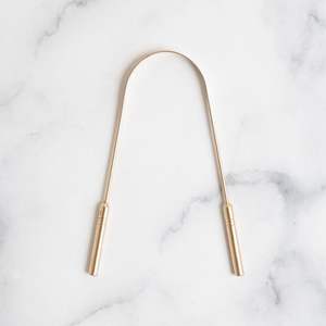 Nettoyant de langue en cuivre de haute qualité pour la routine de soins bucco-dentaires ayurvédiques, favorisant des habitudes de vie saines - Product Image 5