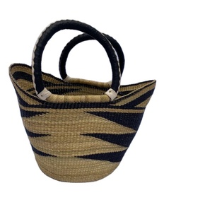 Bolso de Paja Tejido a Mano de Primera Calidad en Forma de U para Mujer, Bolso de Verano, Bolso de Playa de Macramé, Directo del Proveedor Indio - Product Image 1