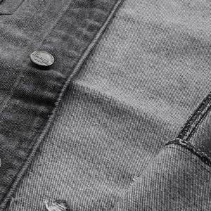 Veste en jean personnalisée pour hommes en hiver Vêtements décontractés OEM/ODM Vente en gros Veste en jean en coton de haute qualité pour hommes - Product Image 4