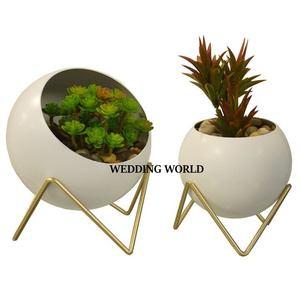 Maceta de metal con soporte, excelente calidad, maceta de diseñador hecha a mano, diseño personalizado y elegante, venta al por mayor, nueva maceta de jardín - Product Image 5