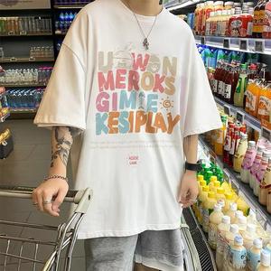 Camiseta informal de verano 100% de algodón con cuello redondo para hombre, nuevo diseño personalizado impreso - Product Image 6