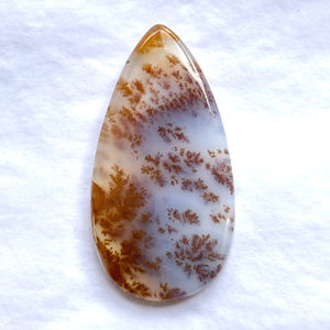 Cabujón de ágata dendrítica roja Natural 100% de alta calidad, excelente joyería de piedras preciosas hechas a mano sueltas para uso de accesorios - Product Image 1