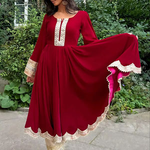 Robe afghane en gros, robe longue tendance, design brodé, robe afghane pour femme - Product Image 1