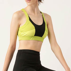 เสื้อชั้นในกีฬาผู้หญิงขายดีที่สุด แฟชั่นทันสมัย รองรับแรงกระแทกสูง โลโก้ด้านหน้า แห้งเร็ว เหมาะสำหรับออกกำลังกาย ผลิตในปากีสถาน - Product Image 4