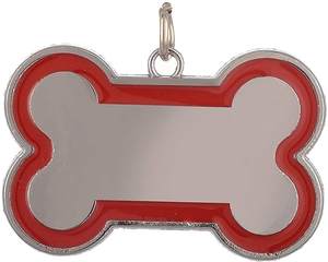 Proveedor al por mayor de etiqueta de identificación personalizada de latón para perros y gatos, 35mm, redonda, fabricante indio, producto promocional para mascotas - Product Image 5