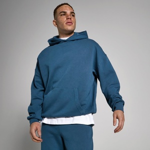 2026 vente en gros 420 Gsm lavage à l'acide coton polaire sweat à capuche surdimensionné goutte épaule coupe ample en détresse français éponge hommes sweats à capuche - Product Image 4
