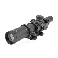 Lunette de visée LPVO 1-6x24 SFP avec réticule tactique polyvalent et accessoires de chasse, avec monture offerte