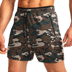 Short de jogging personnalisable pour homme, tissu à séchage rapide, ceinture élastique, idéal pour la course et l'entraînement, réductions sur les commandes en gros - Product Image 1