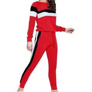 Chándal de mujer de alta calidad personalizado ajustado mezcla de algodón OEM venta al por mayor gimnasio ropa deportiva Jogger conjunto para correr Fitness - Product Image 6