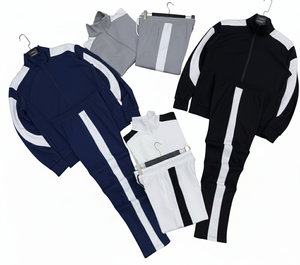 Conjunto de Ropa Casual de Dos Piezas con Estampado, Top con Capucha y Pantalones con Cintura Elástica para Comodidad Diaria, Suministro al por Mayor, Deportivo y Ligero - Product Image 3