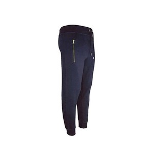 Survêtement de sport respirant deux pièces bleu marine coupe standard avec logo personnalisé, 66 % coton, 34 % polaire, en vente - Product Image 5