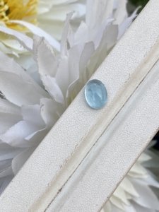 พลอยคาราความารีนจากธรรมชาติที่สวยงามและ2.87ทรงรีทรงหลวมมีความแวววาวสำหรับการทำเครื่องประดับเพชร - Product Image 2