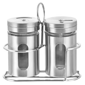 Recipientes de metal para especias resistentes a la corrosión y al óxido, hechos de acero inoxidable, ideales para el uso diario en la cocina. - Product Image 3