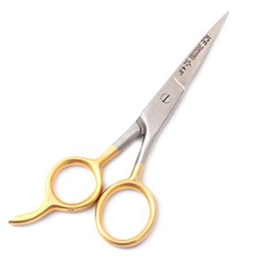 Ciseaux de coiffeur OdontoMed de haute qualité pour droitiers, lames trempées à froid, manche long de 5,5 pouces, acier inoxydable, 28 dents - Product Image 1