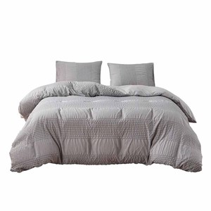 Ensemble 3 pièces de literie de marque personnalisée pour hôtel linge de maison textile multicolore drap plat lot de literie en gros - Product Image 1