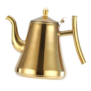 High Quality Camping Fishing <b>Tea</b> <b>Kettle</b> With Infuser Stainless Steel <b>Tea</b> Pot 1L,1.5L,2L, Golden, 1.5L - Product Image 4