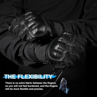 Sports de plein air Guantes Tactico écran tactile gants de chasse de paume protégés lourds équipement tactique gants tactiques de tir