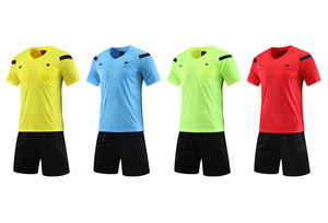 Uniformes de Árbitro Deportivos de Secado Rápido, Unisex, Cuello en V, Media Manga, 100% Poliéster, Camisetas de Fútbol para Árbitro, Popular en 2025 - Product Image 6