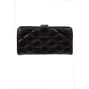 Cartera Rectangular de Cuero Negro con Cierre a Presión para Mujer, Otoño-Invierno 2025, CZDN30009 - Product Image 5